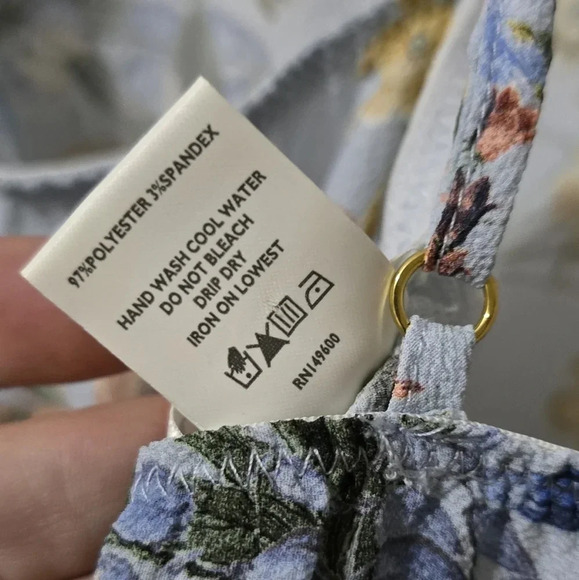 FLORA NIKROOZ Kayla Sleep Chemise/Slip Dress in Vintage Floral Print, EUC! - Picture 10 of 11